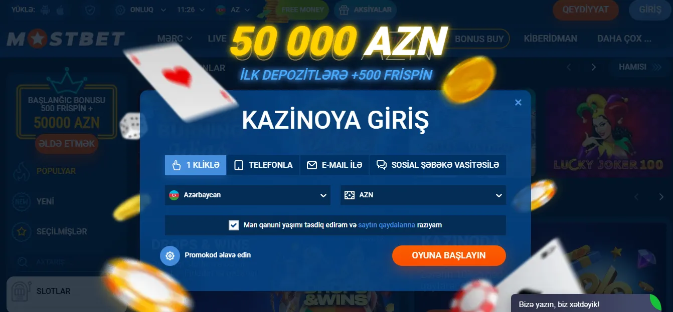 Tez qeydiyyat və giriş Mostbet-ə: hesab açma və sürətli giriş Tez qeydiyyat və giriş Mostbet-ə